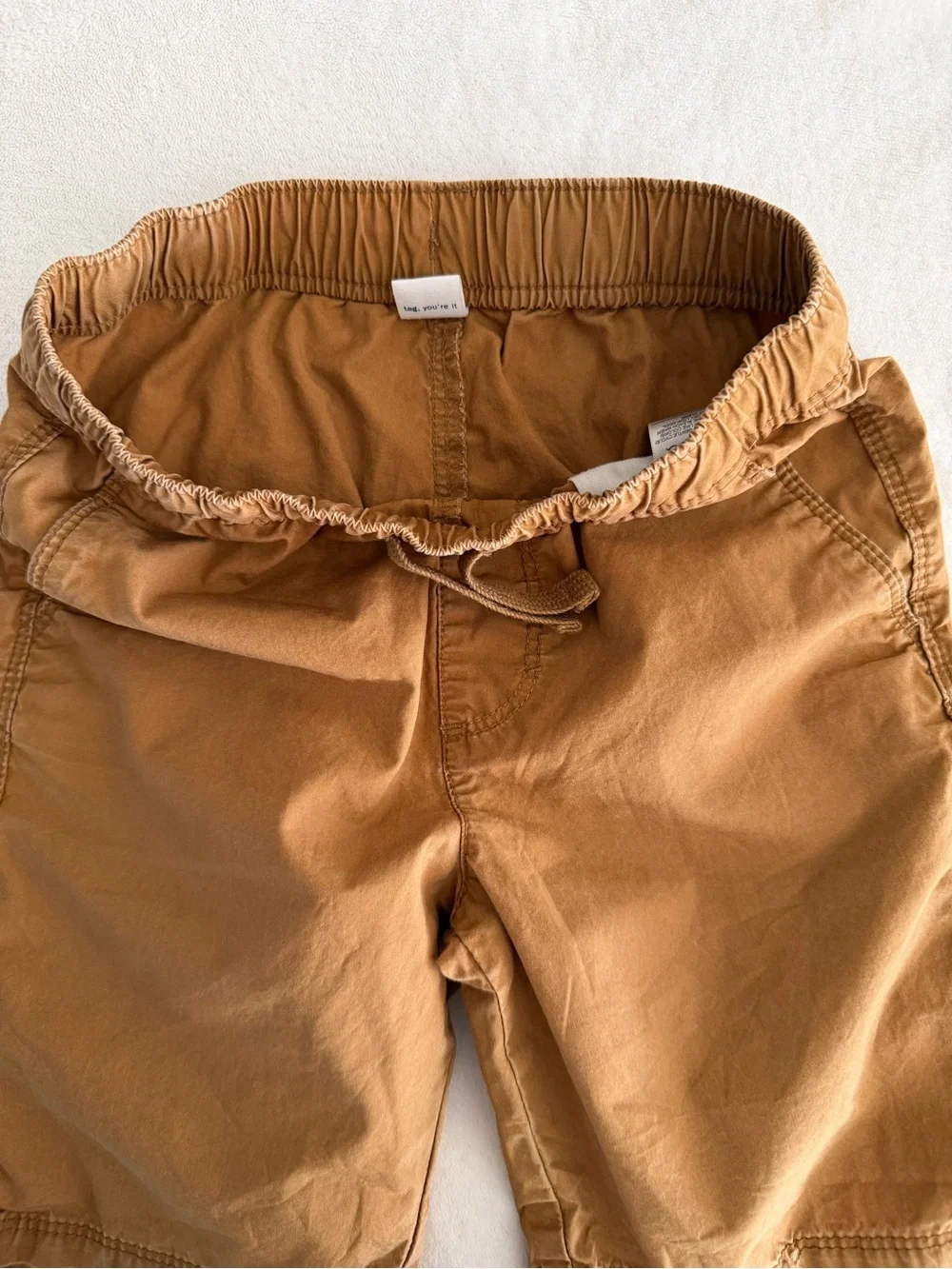 Bundle-Old Navy Boys Pull-On Shorts in Gray and Tan Size 5T